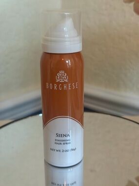 Borghese Siena Finishing Hair Spray - Burnt Orange & White